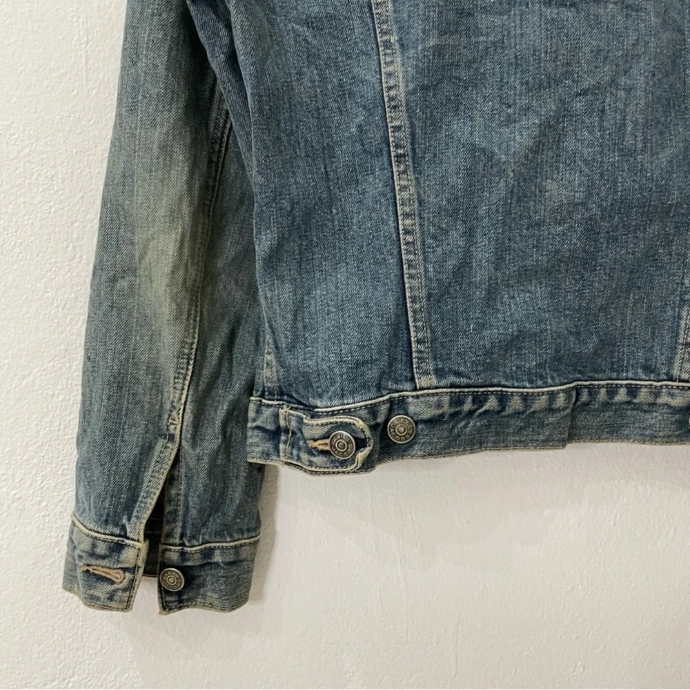Vintage 90s Marc Jacobs Denim Jean Jacket M - Picture 6 of 10